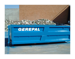 Contenedor azul de Gerepal